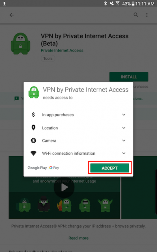 vuse and pia private internet access problems