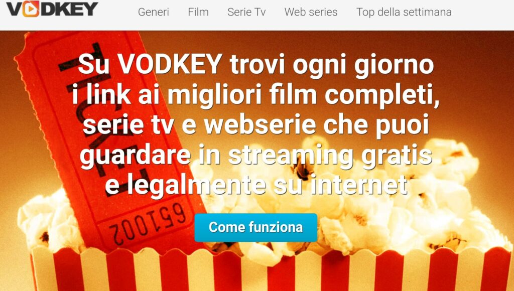 Vodkey homepage